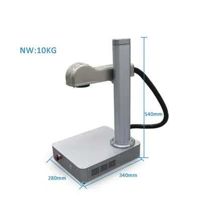 20W мини преносима машина за лазерно маркиране с влакна